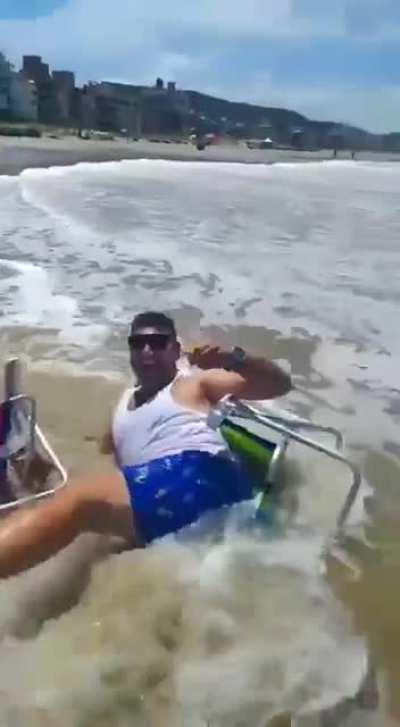 Be careful when going to the Brazilian beach