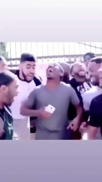 When some loser from the past tries hitting you up and you show your girls so you can all make fun of him together