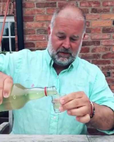 Homemade limoncello. Funniest thing I’ve seen in ages.