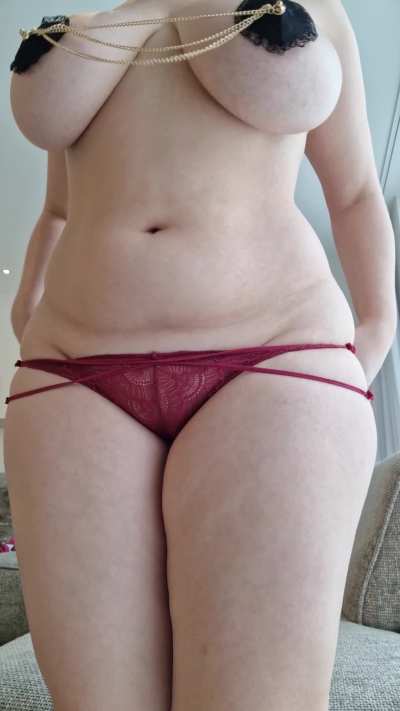 My panties are off and my pussy is ready