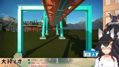 2 and a half minutes of happy rollercoaster wolf noises