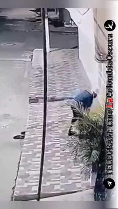 Trying to burn a building