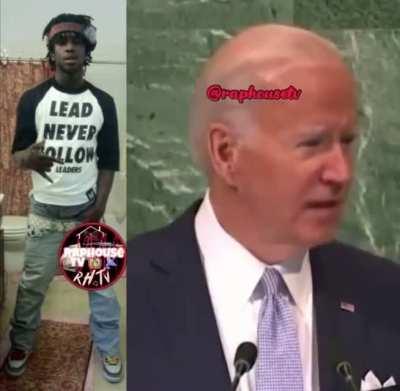 Biden backing up Keef. Thats 2 presidents back 2 back. Keef a 🐐
