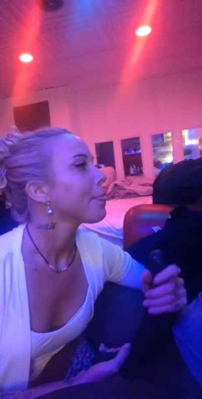 Cute Snowbunny Sucking Dick With A Smile