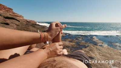 Nature squirts all over us...