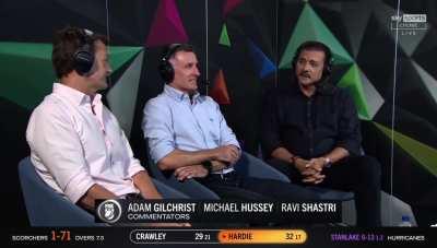 Gilchrist, Hussey and Shastri talk about Rohit Sharma and nostalgic IPL 2009 season while commentating in Big Bash League.