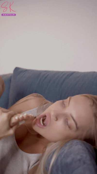 My feet and toes are my most sensitive spots. When I lick my feet, I literally get goosebumps all over my body