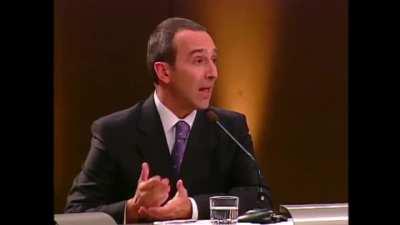 Debate presidencial 2005, pregunta clave de Mauricio Hofmann