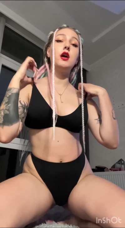 This doll has big bouncy breasts.