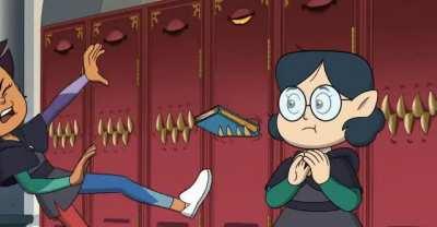 *Casually hisses at locker*