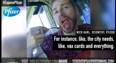 Project Veritas undercover ..Pfizer busted