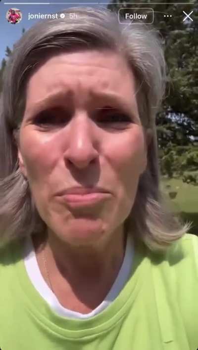 A two weeks old video of GOP senator Joni Ernst 