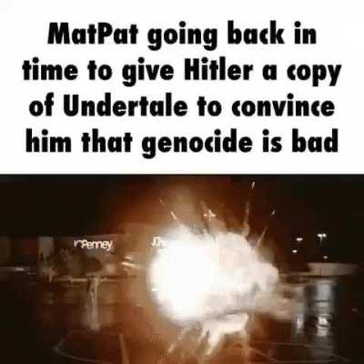 Matpat giving the POPE undertale is one of the most based things anyone has ever done
