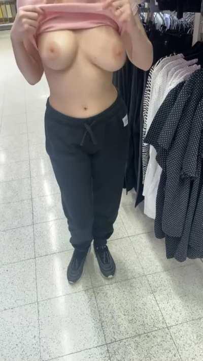 I love finally being old enough to get my tits out in public 🥹 [GIF]