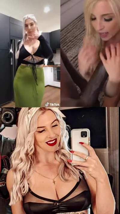 She has a black boyfriend so…