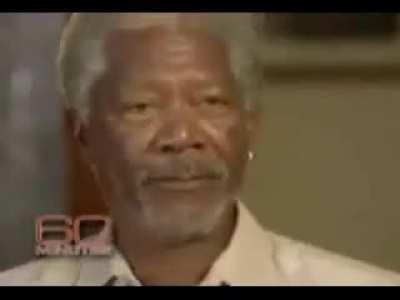 Morgan freeman solves the race problem!