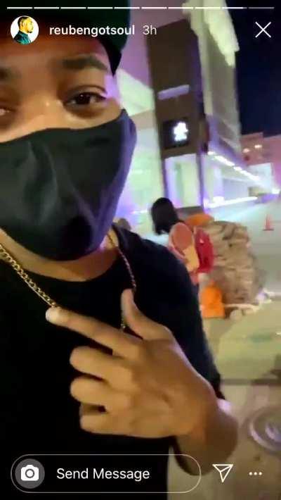 Video of the young black man who shows pile of bricks left for “set up” riots