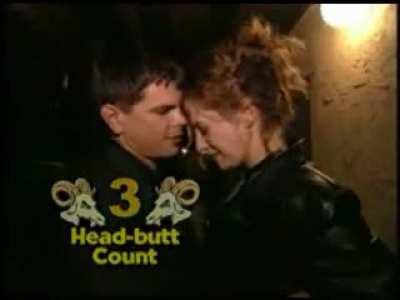 Awkward kissing on first date