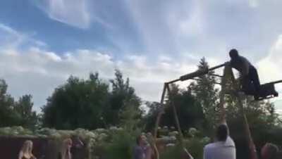 The Classic Flying Shrimp Maneuver