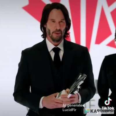 Keanu Reeves thanks you for being an amazing friend