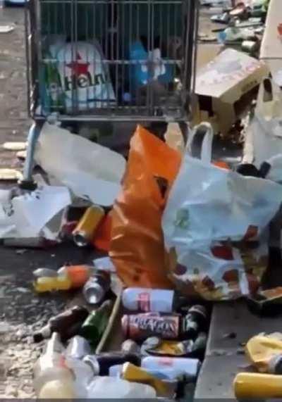 Scenes in the City Centre tonight