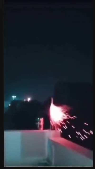 Just straight up in the air