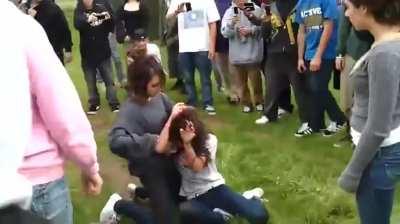 high school girls fight