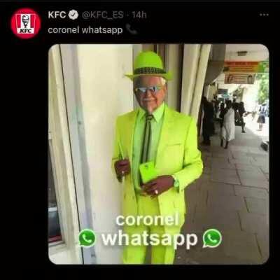 coronel whatsapp con el drip