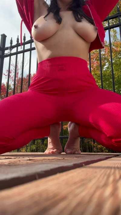 Nothing beats Sharing my Boobs outside