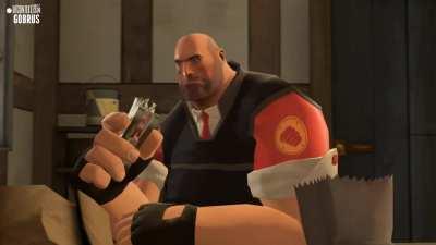 Heavy eats a Sandwich and he-