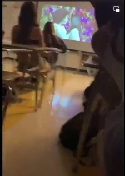 High school kids in Huntington Beach California boo a Pride video during math class. Teacher threatens them with Saturday detention