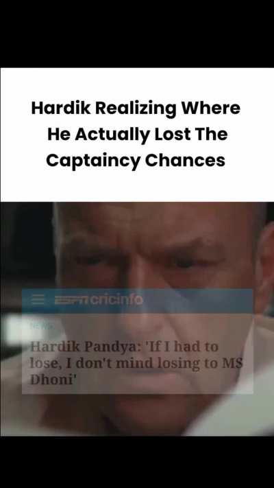 Title is feeling sorry for pandya 