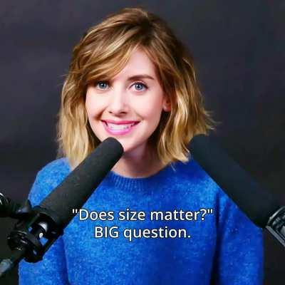 I think her answer says it all.