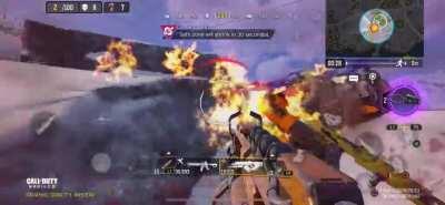 Grapple hook on the left, purifier on the right