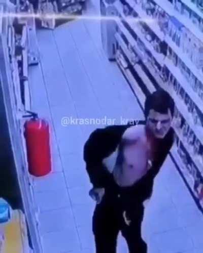 To steal something from the store
