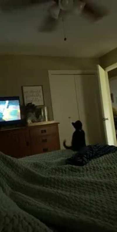 To reach the fan string