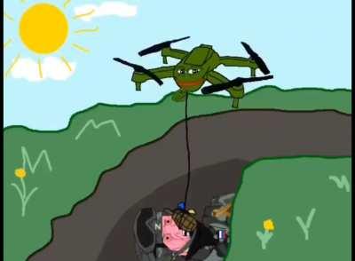 Live footage from Bakhmut (captured by Ukrainian FPV drone operator)