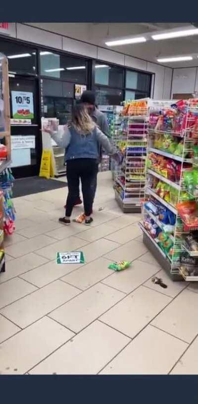 Her head might hurt after that one