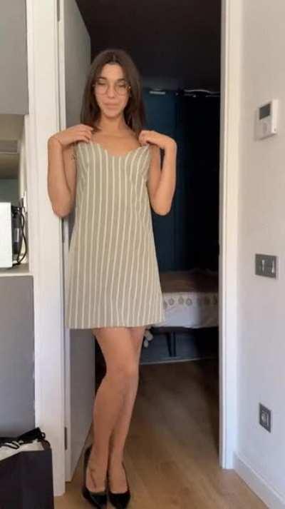 Glasses and cute body