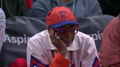 [Highlight] Clippers Owner Steve Ballmer Celebrates While Spike Lee Sulks