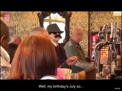 Vincent Adultman after a long day of doing a business at the stock market.