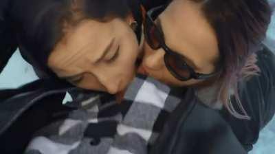 It's Never Too Cold For The Girls To Share Cum!