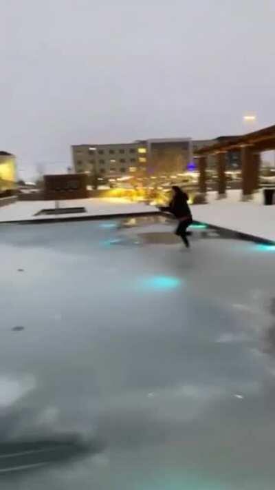 running on ice