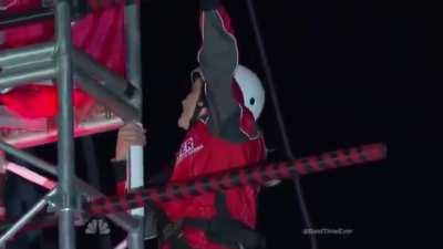 Has anyone seen this? Reese climbing a 15-Story Contraption! Wow!