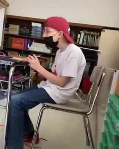 He’s getting freaky on a Friday afternoon