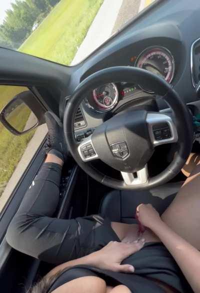 Do you ever get so horny while driving and just have to play with yourself