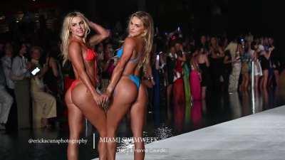 Haley Cavinder & Hanna Cavinder SI Swimwear Miami 2024