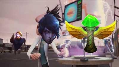 POV: Botlane is fighting over a ward.