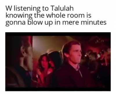 She is engaging in a mild amount of tomfoolery