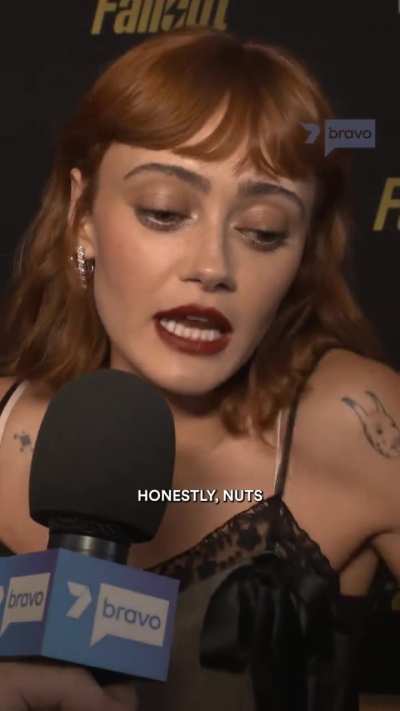 Ella Purnell at the Fallout season 2 press tour